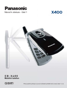 Manuál Panasonic EB-X400 Mobilní telefon