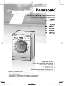 Manual de uso Panasonic NA-128VB3 Lavadora