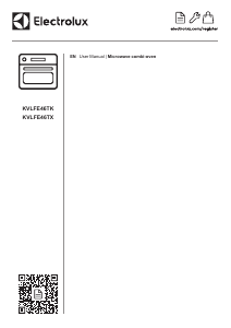 Manual Electrolux KVLFE46TX Microwave