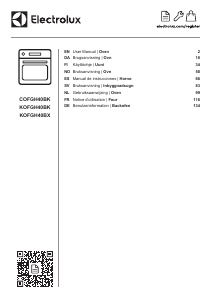 Mode d’emploi Electrolux KOFGH40BX Four