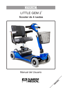 Manual de uso Sterling Little Gem 2 Scooter de movilidad