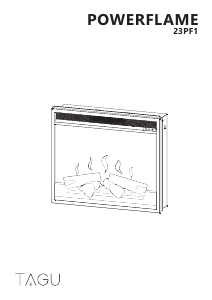 Handleiding TAGU 23PF1A Elektrische haard