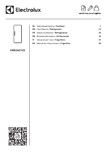 Manual Electrolux KRB3AE12S Refrigerator