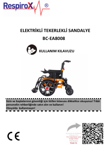Kullanım kılavuzu Respirox BC-EA8008 Elektrikli tekerlekli sandalye