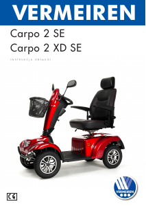 Instrukcja Vermeiren Carpo 2 SE Skuter inwalidzki
