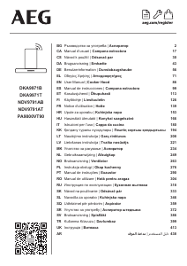 Manuale AEG DKA9971B Cappa da cucina