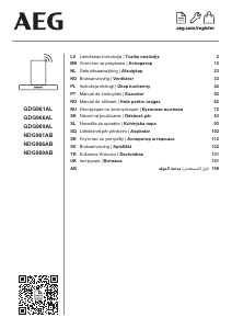 Manual AEG NDG969AB Hotă