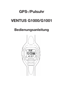 Bedienungsanleitung Ventus G1000 Sportuhr