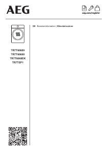 Bedienungsanleitung AEG TR7T60689 Trockner