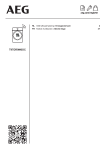 Handleiding AEG T97DR9M6OC Wasdroger