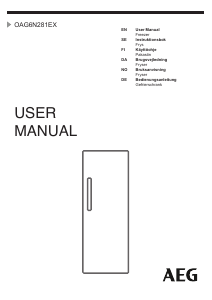 Manual AEG OAG6N281EX Freezer