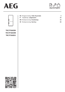 Bruksanvisning AEG TRC7P36XDB Kyl-frys
