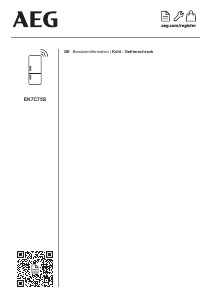 Bedienungsanleitung AEG EK7C75S Kühl-gefrierkombination