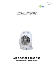 Manual de uso Suntec Air Booster 2000 OSC Calefactor