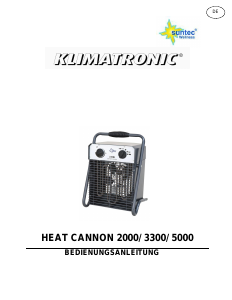 Manuale Suntec Heat Cannon 2000 Termoventilatore