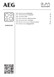 Mode d’emploi AEG IKS64301XB Table de cuisson