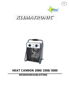 Manuál Suntec Heat Cannon 3300 Topení