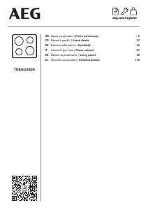 Manuale AEG TO64IC00XB Piano cottura