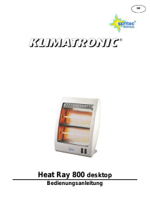 Bedienungsanleitung Suntec Heat Ray 800 desktop Heizgerät