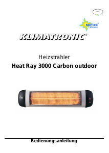 Manual Suntec Heat Ray 3000 Carbon outdoor Heater
