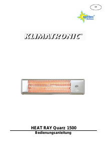 Bedienungsanleitung Suntec Heat Ray Quarz 1500 Heizgerät