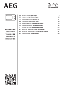 Bedienungsanleitung AEG NMS5G251EB Mikrowelle