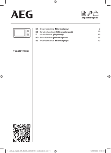 Bruksanvisning AEG TB6SM171DB Mikrovågsugn