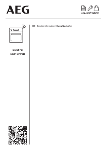 Bedienungsanleitung AEG BDS57B Backofen