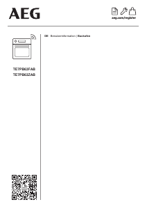 Bedienungsanleitung AEG TE7PB63FAB Backofen