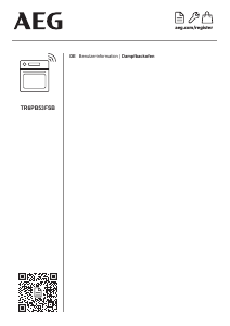 Bedienungsanleitung AEG TR6PB53FSB Backofen