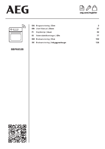 Bruksanvisning AEG BBP6052B Ugn