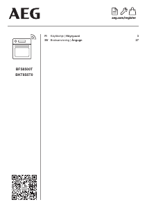 Bruksanvisning AEG BFS8500T Ugn