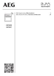 Bedienungsanleitung AEG CM7600T Backofen
