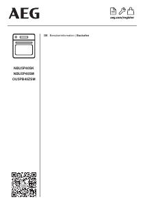 Bedienungsanleitung AEG OU5PB40ZSM Backofen