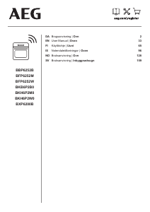 Bruksanvisning AEG BKH6P2W0 Ugn