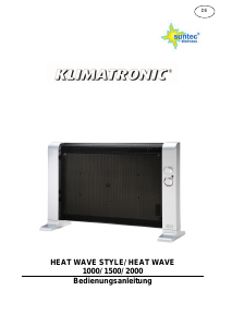 Bedienungsanleitung Suntec Heat Wave Style 1500 Heizgerät