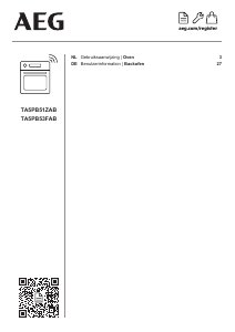 Handleiding AEG TA5PB53FAB Oven