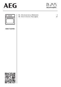 Handleiding AEG BSK772281B Oven