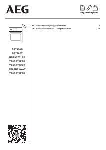 Bedienungsanleitung AEG TP8SB73FAB Backofen