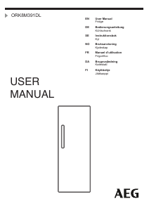 Bedienungsanleitung AEG ORK8M391DL Kühlschrank