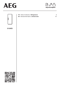 Mode d’emploi AEG G124ES Réfrigérateur