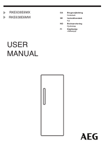 Bruksanvisning AEG RKE638E6MX Kjøleskap