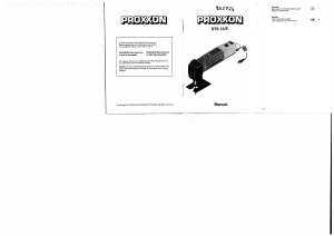 Bedienungsanleitung Proxxon STS 12/E Stichsäge