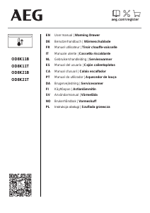 Bruksanvisning AEG OD8K21T Varmeskuff