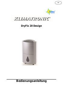 Manual Suntec DryFix 20 Design Dehumidifier