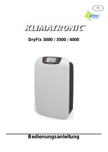 Manuale Suntec DryFix 3000 Deumidificatore