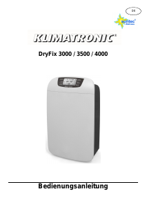 Bedienungsanleitung Suntec DryFix 3500 Luftentfeuchter
