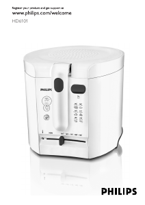 Manual Philips HD6101 Deep Fryer