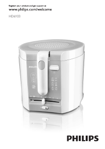 Mode d’emploi Philips HD6103 Daily Collection Friteuse