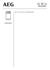 Bedienungsanleitung AEG LTR7C37STL Waschmaschine